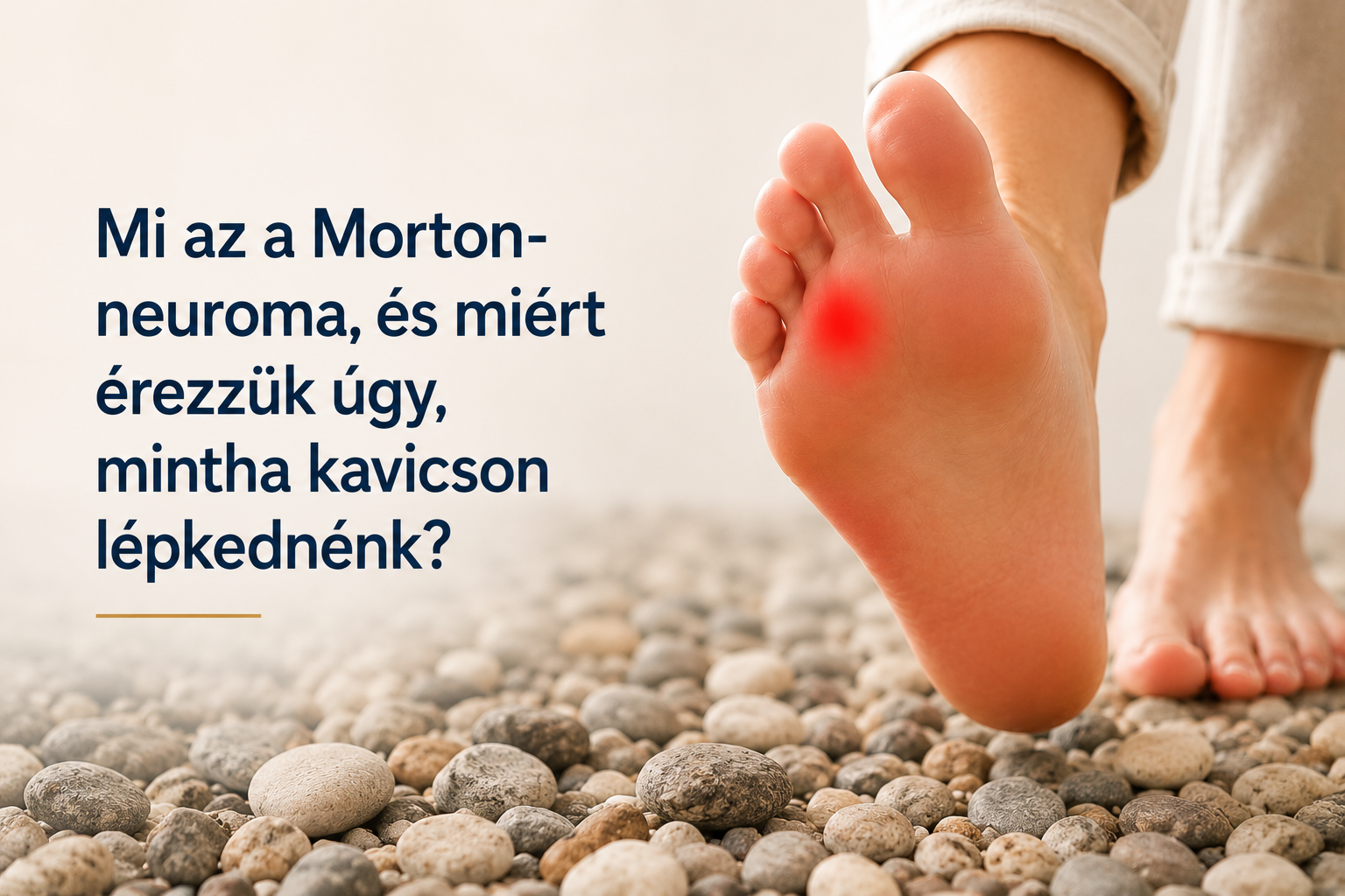 Mi az a Morton-neuroma és miért érezzük úgy, mintha kavicson lépkednénk?