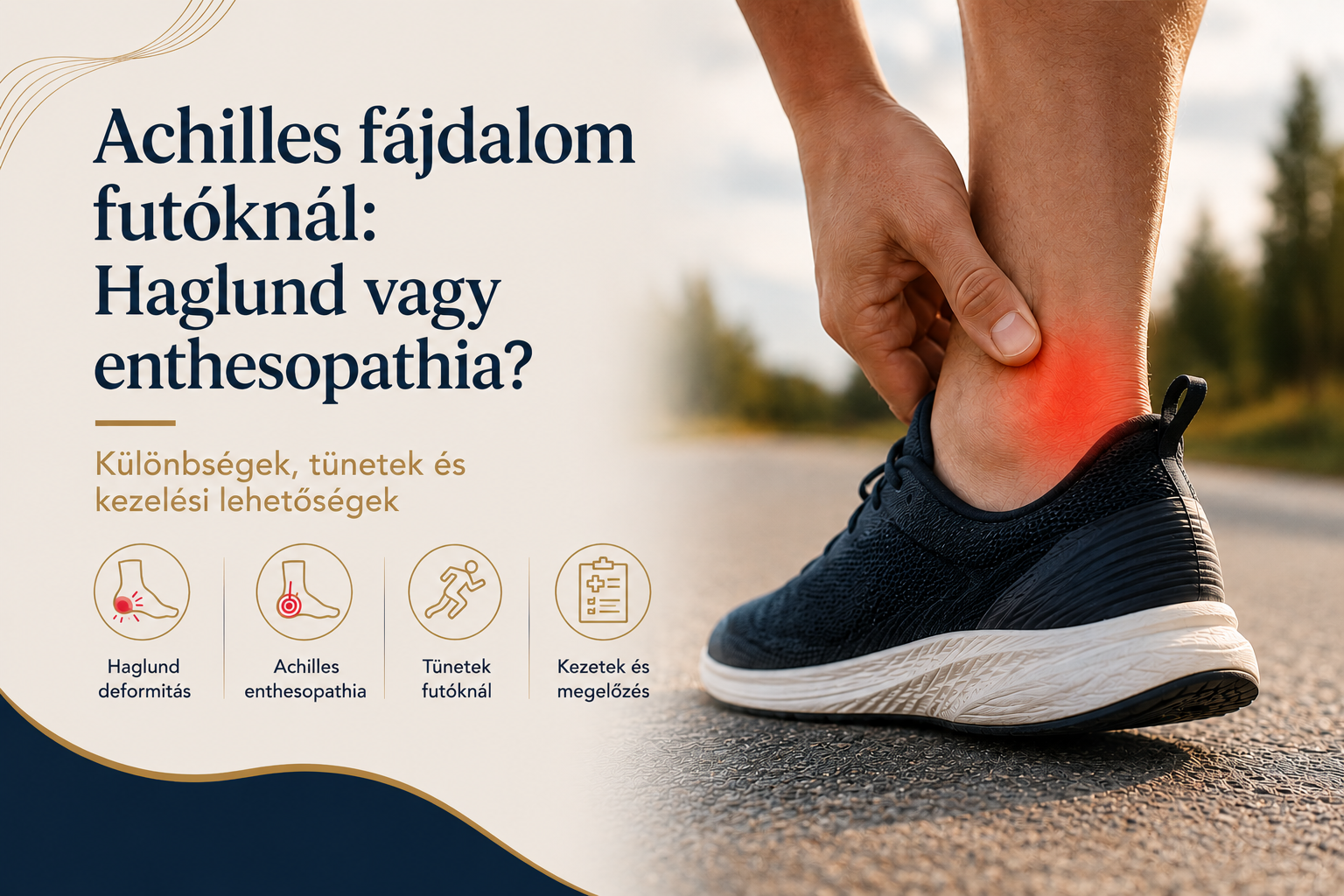 Achilles fájdalom futóknál: Haglund vagy enthesopathia?