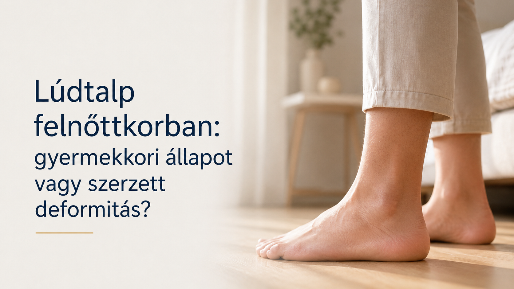 Lúdtalp felnőttkorban: gyermekkori állapot vagy szerzett deformitás?