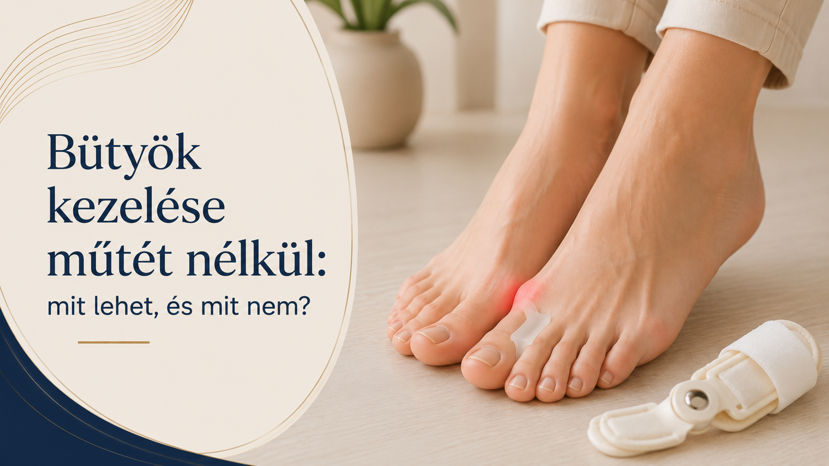 Bütyök kezelése műtét nélkül: mit lehet, és mit nem?