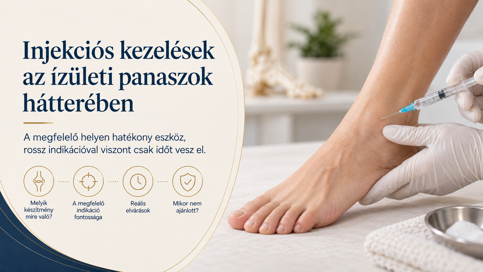 Injekció a lábfájdalomra: mikor segít és mikor csak halasztás?