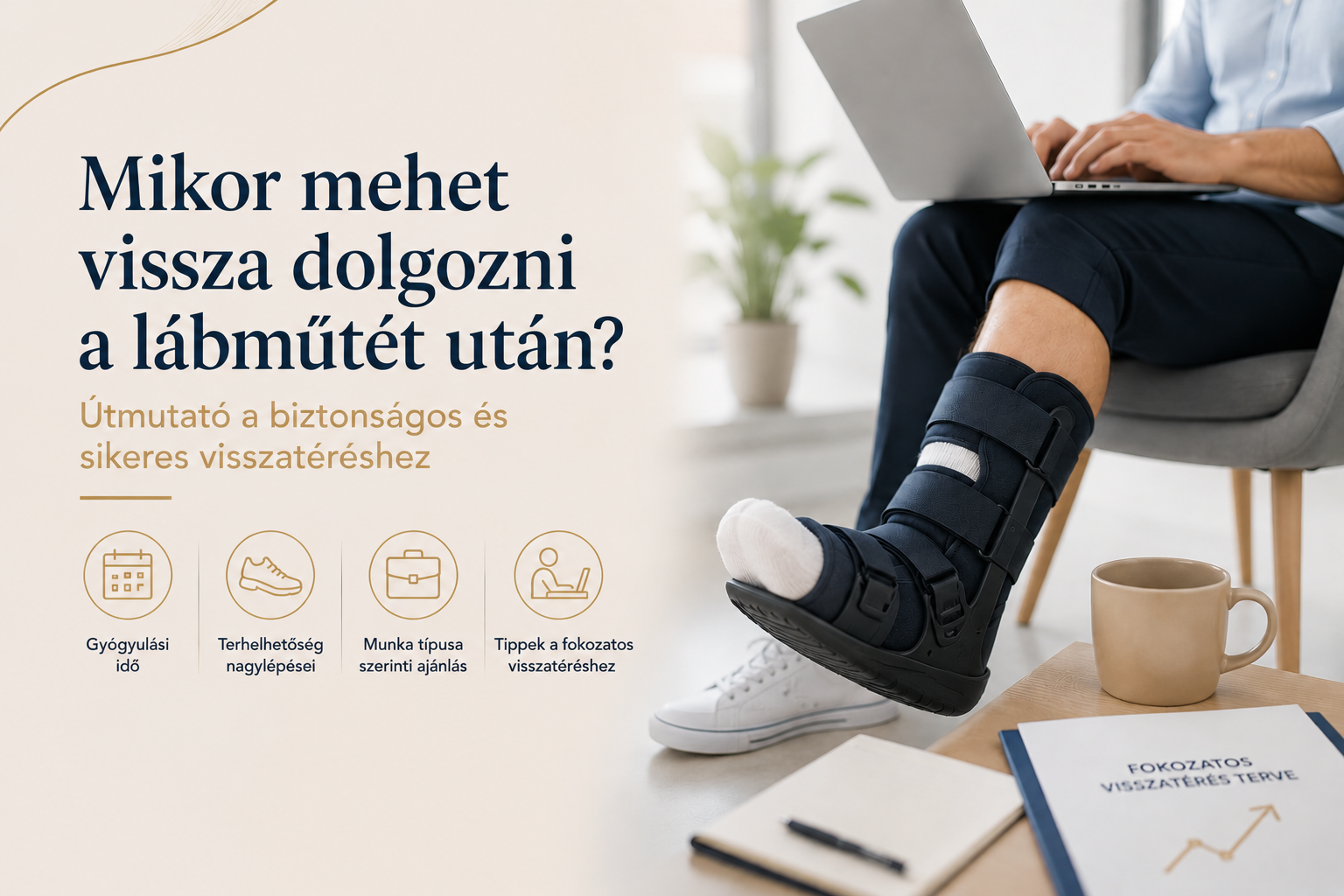 Mikor mehet vissza dolgozni a lábműtét után?